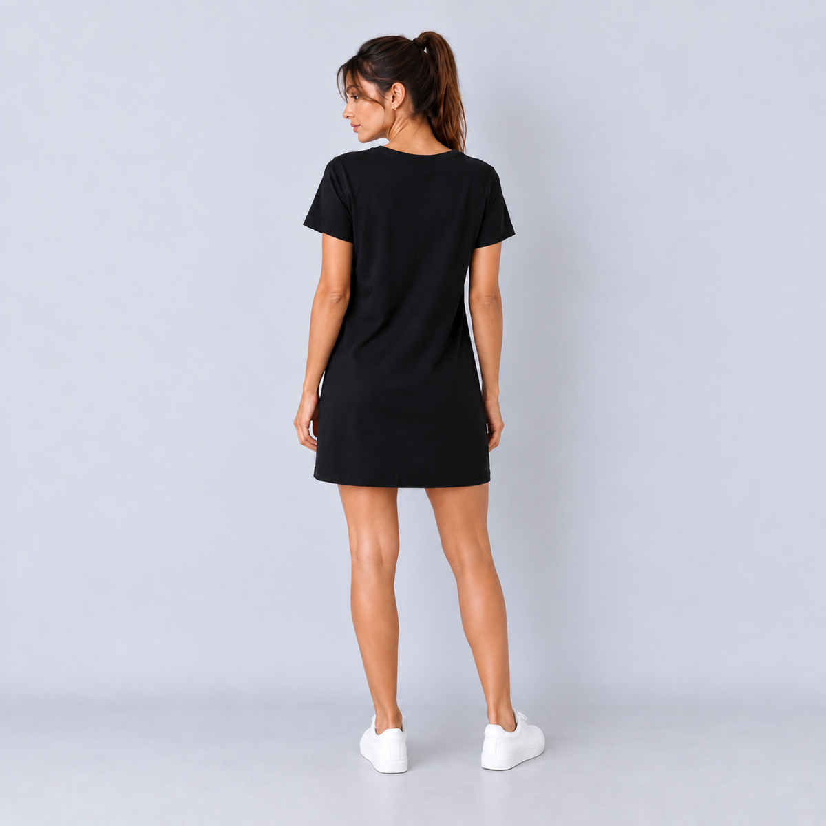 Basic mini elbise