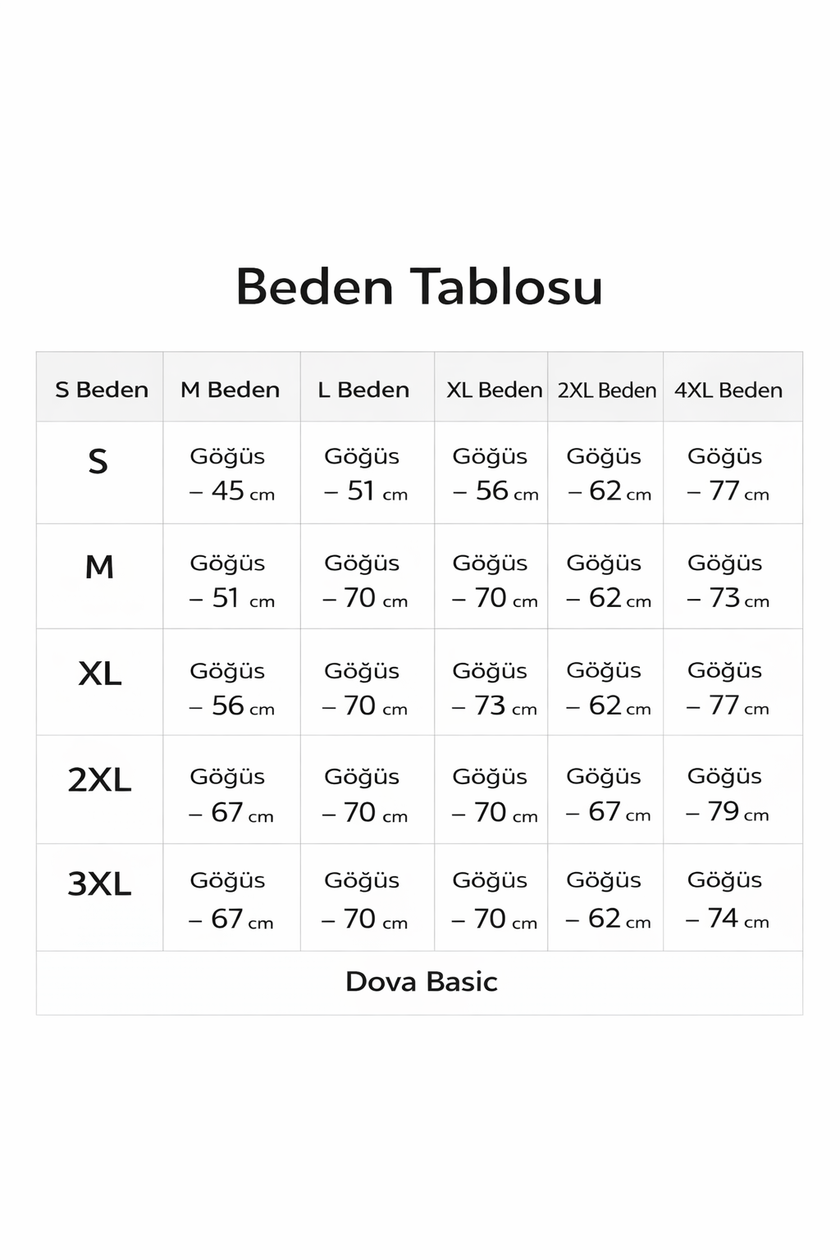 Dova Basic Premium Tişört Unisex